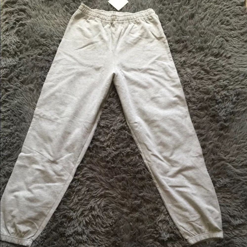 Grey sweatpants